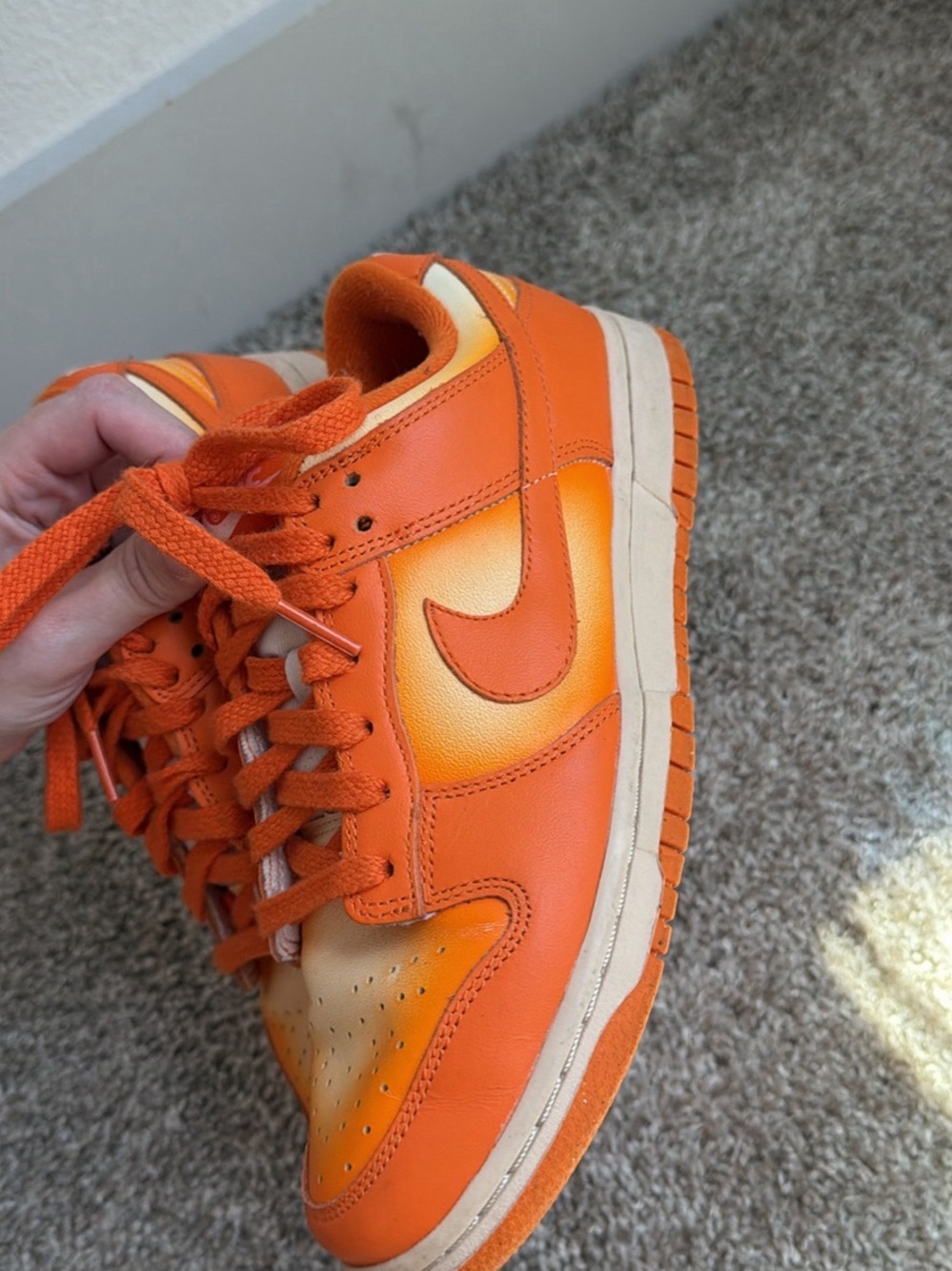 Nike Orange dunks